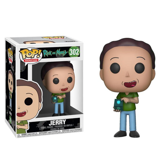 FUNKO POP Rick and Morty #302 Jerry Figur NEU sealed