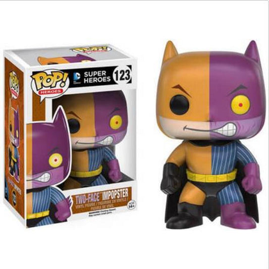 FUNKO POP Super Heroes #123 Two-Face Impopster Vinyl Figur NEU sealed