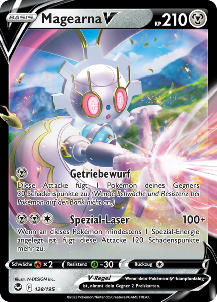 Pokemon V/VStar/VMax Holo Karten zur Auswahl - Schwert & Schild - Silberne Sturmwinde
