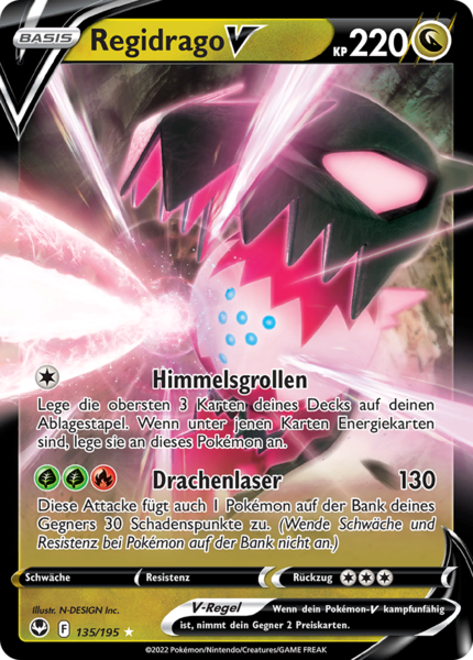 Pokemon V/VStar/VMax Holo Karten zur Auswahl - Schwert & Schild - Silberne Sturmwinde