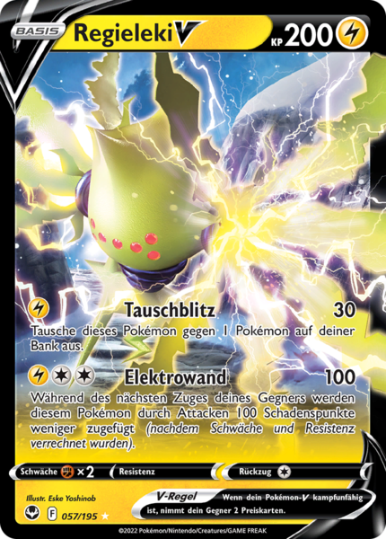 Pokemon V/VStar/VMax Holo Karten zur Auswahl - Schwert & Schild - Silberne Sturmwinde