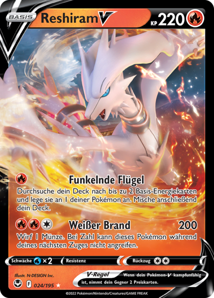 Pokemon V/VStar/VMax Holo Karten zur Auswahl - Schwert & Schild - Silberne Sturmwinde