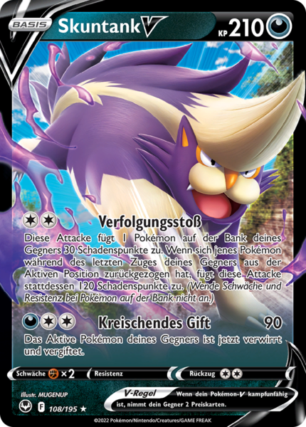 Pokemon V/VStar/VMax Holo Karten zur Auswahl - Schwert & Schild - Silberne Sturmwinde