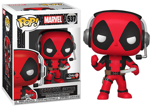 FUNKO POP Marvel #537 Deadpool Gamer Gamestop Exclusive Vinyl Figur NEU sealed