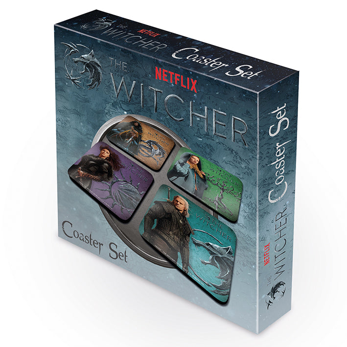 The Witcher Untersetzer Coaster Set (4 Stück)