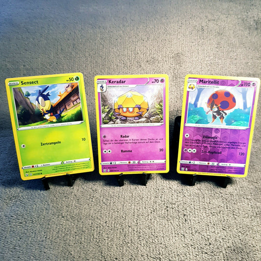 Pokemon Karten | Sensect 17/163 & Keradar 64/163 & Maritellit 65/163 holo PSA