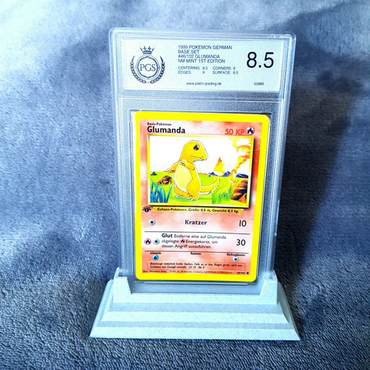 Pokemon Glumanda Charmander 46/102 - 1. Edition - von 1999 - PSA/PGS 8.5 NM