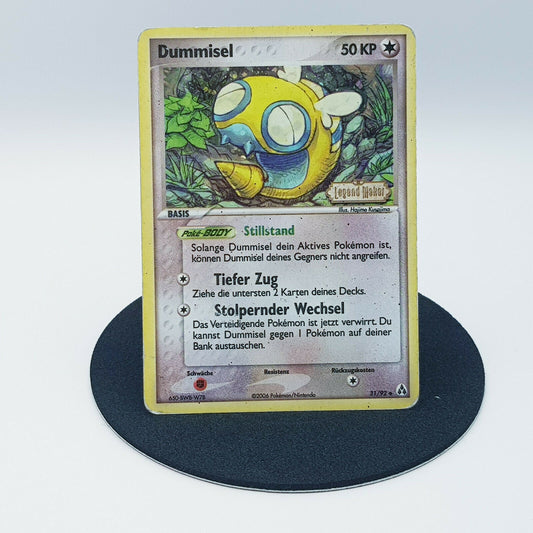 Pokemon Karte Dummisel 31/92 Holo EX Legend Maker Stamp 2006