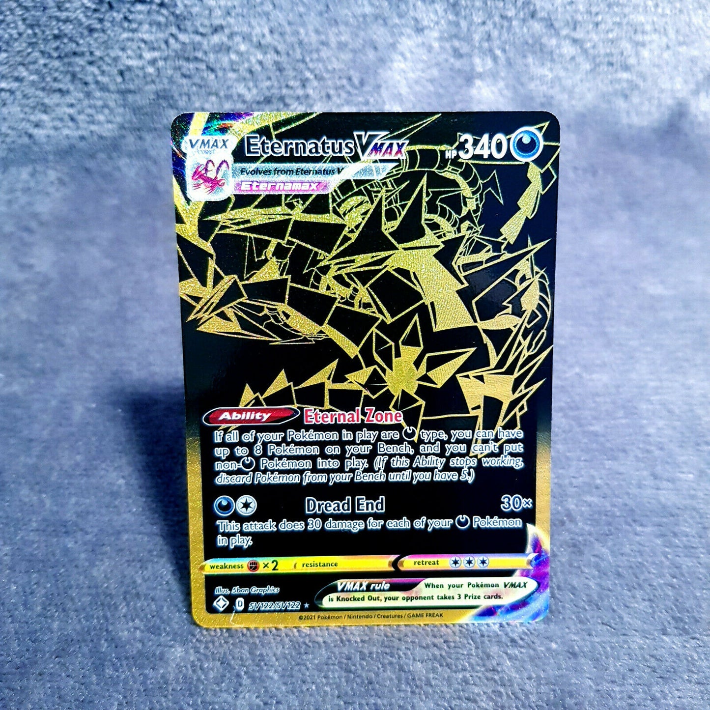 Pokemon - Eternatus Vmax SV122/SV122 rare HOLO - Shining Fates 2021 - MINT EN