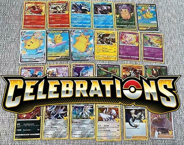 Pokemon Celebrations 25th Anniversary Karten zur Auswahl (Pikachu Mew Lugia uvm)