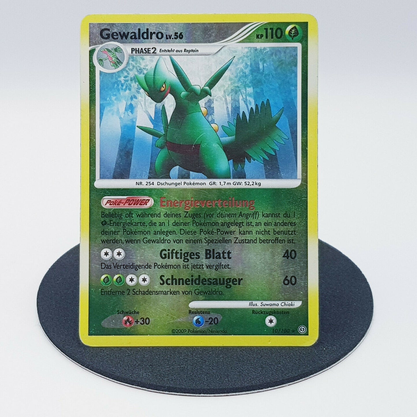 Pokemon Karte Gewaldro 10/100 reverse holo Diamant & Perl Sturmtief 2009