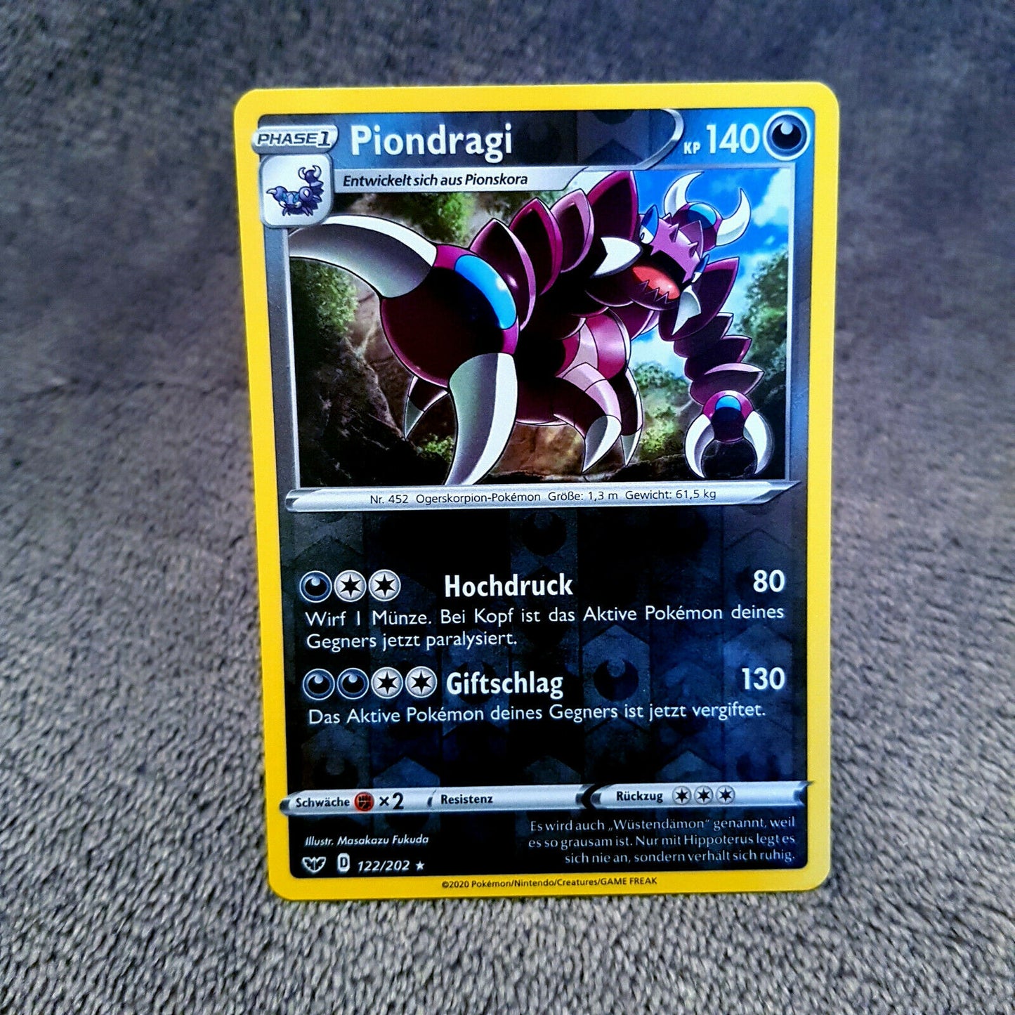 Pokemon - Piondragi 122/202 - Schwert & Schild 2020 - HOLO MINT