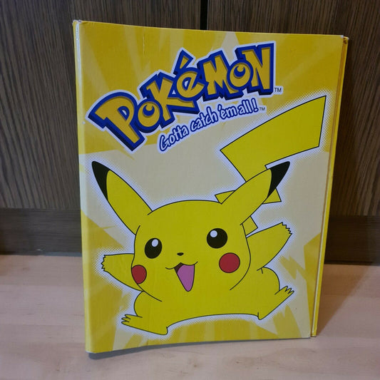 Original Nintendo Vintage Pokemon Pikachu Ordner Sammelordner A4 + 5 Hüllen