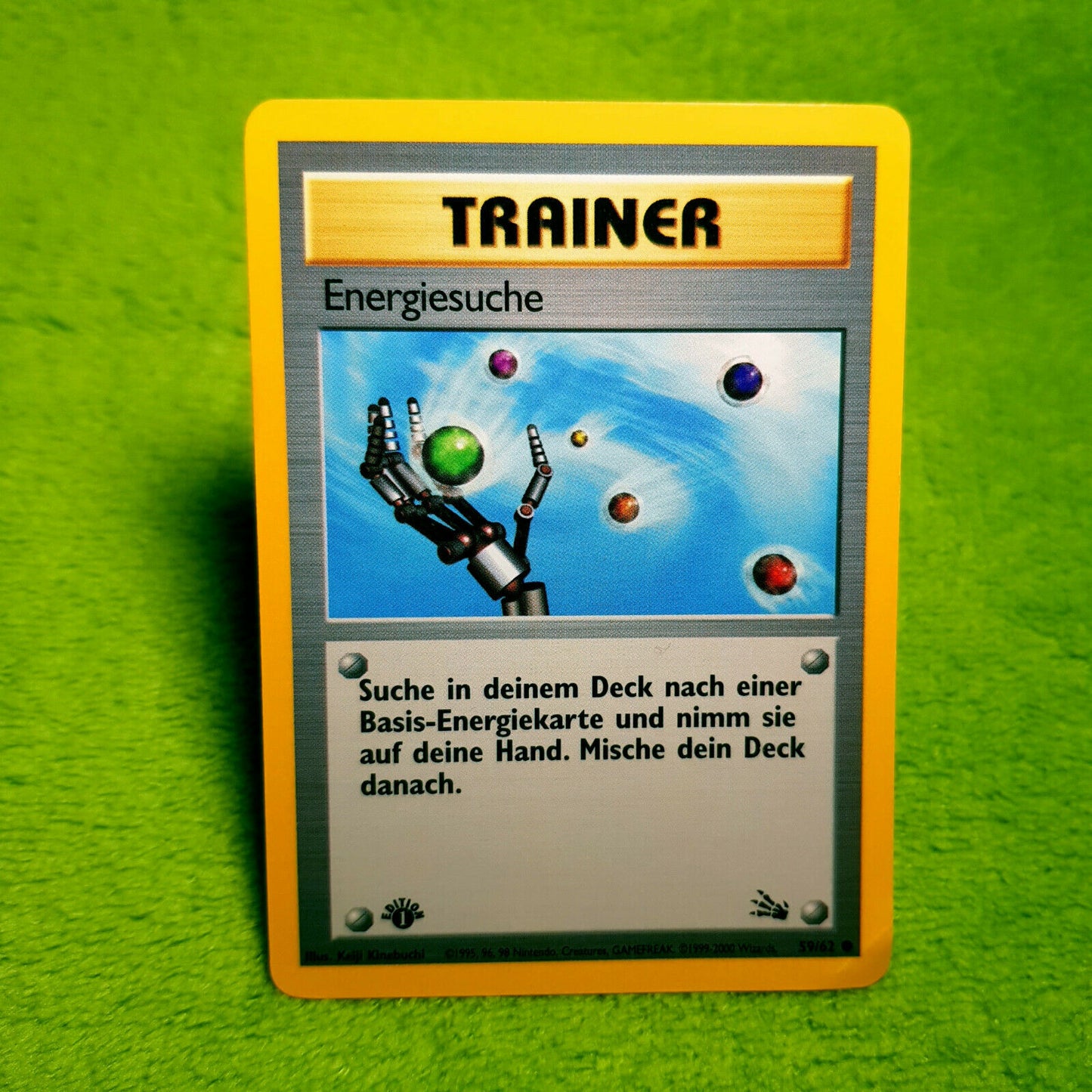 Pokemon Trainer - Energiesuche 59/62 - 1. Edition - Fossil Set (1999)