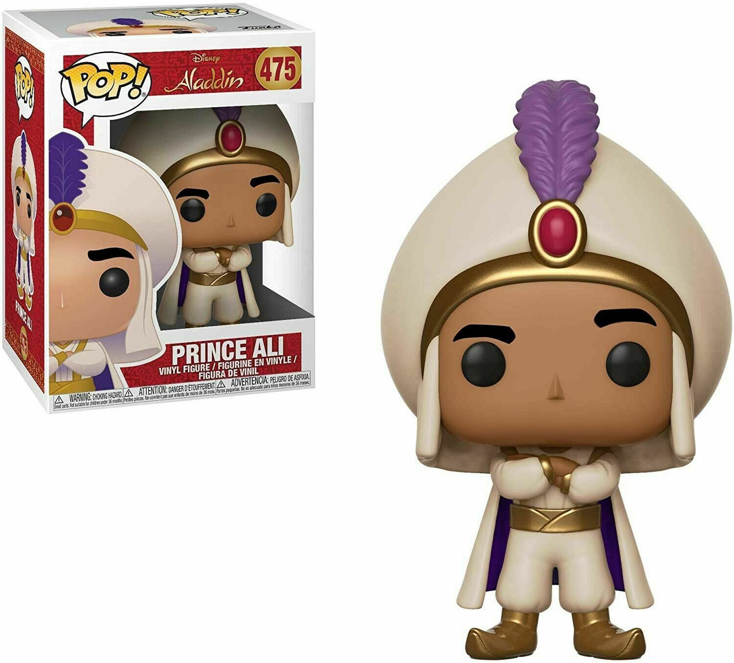 FUNKO POP Aladdin #475 Prince Ali Vinyl Figur NEU