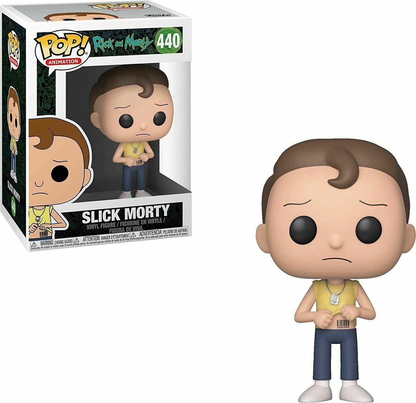 FUNKO POP Rick and Morty #440 Slick Morty Vinyl Figur NEU