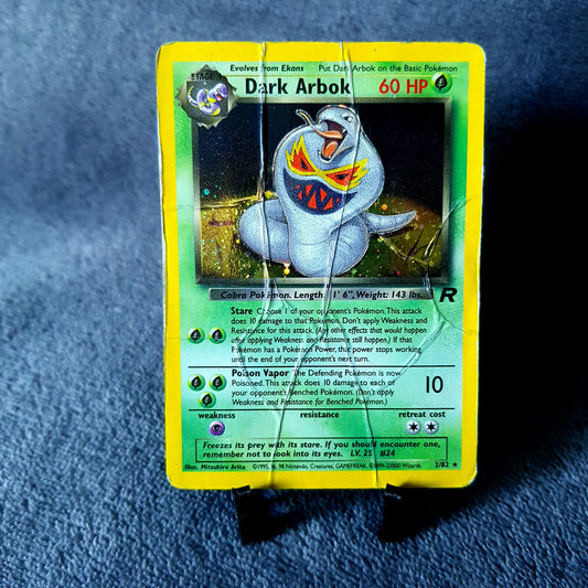 Pokemon Dark Arbok 2/82 rare HOLO - Team Rocket 2000