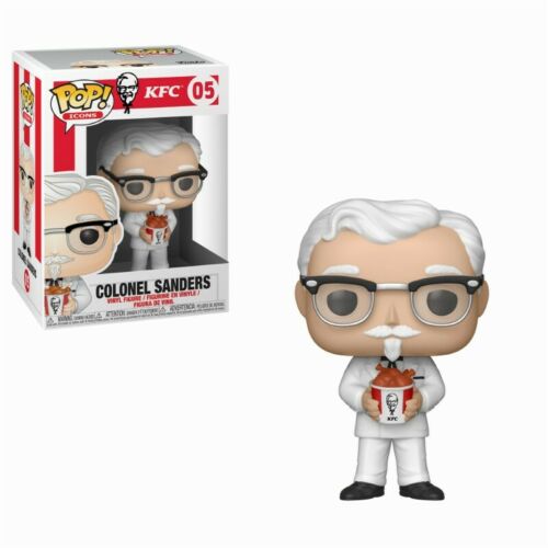 FUNKO POP Icons - KFC #05 Colonel Sanders Salesman Vinyl Figur NEU