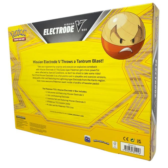 Pokemon Hisuian Electrode November V Box - EN english NEU sealed
