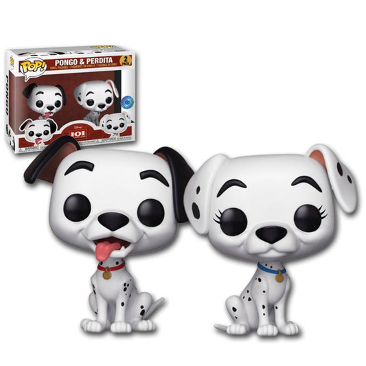 FUNKO POP Disney 101 Dalmatiner Pongo & Perdita 2er Pack Vinyl Figur NEU sealed