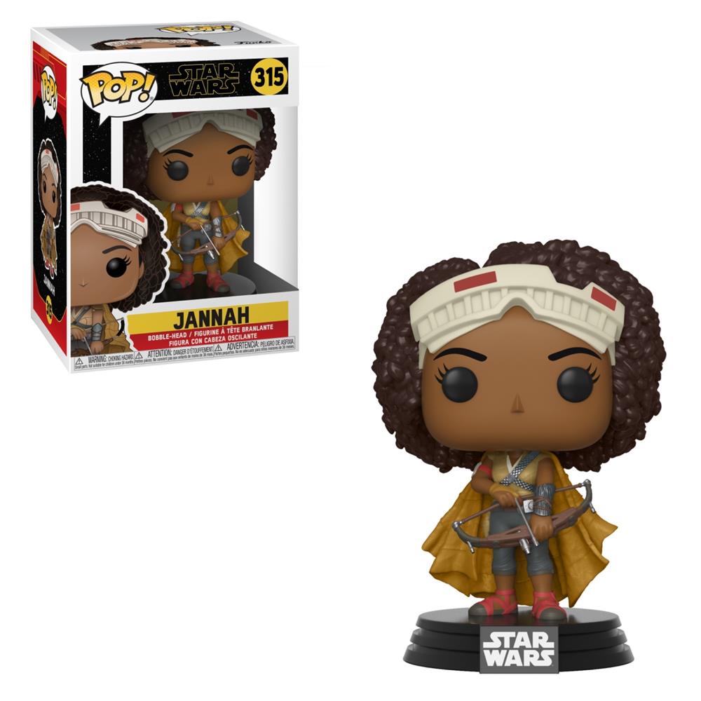FUNKO POP Star Wars #315 Jannah Bobble-Head Vinyl Figur NEU sealed