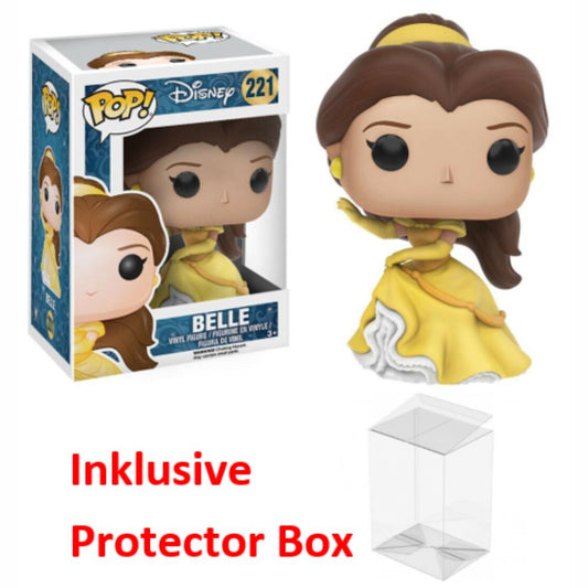 FUNKO POP Disney #221 Belle Vinyl Figur NEU sealed + Protector Box