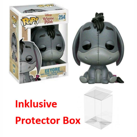 FUNKO POP Disney Winnie the Pooh #254 Eeyore Vinyl Figur NEU sealed Protector Box