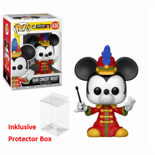 FUNKO POP Disney Mickey #430 Band Concert Mickey Vinyl Figur sealed Protector Box
