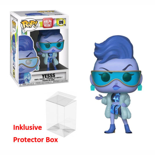 FUNKO POP Disney Ralph #09 Yesss Vinyl Figur NEU sealed + Protector Box