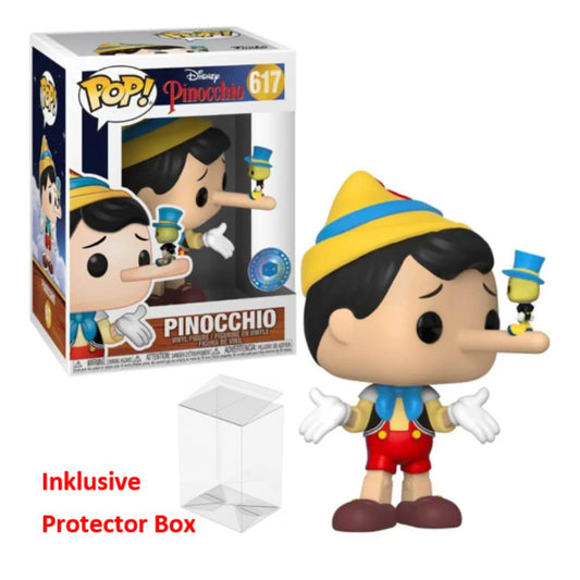 FUNKO POP Disney #617 Pinocchio Vinyl Figur NEU sealed + Protector Box