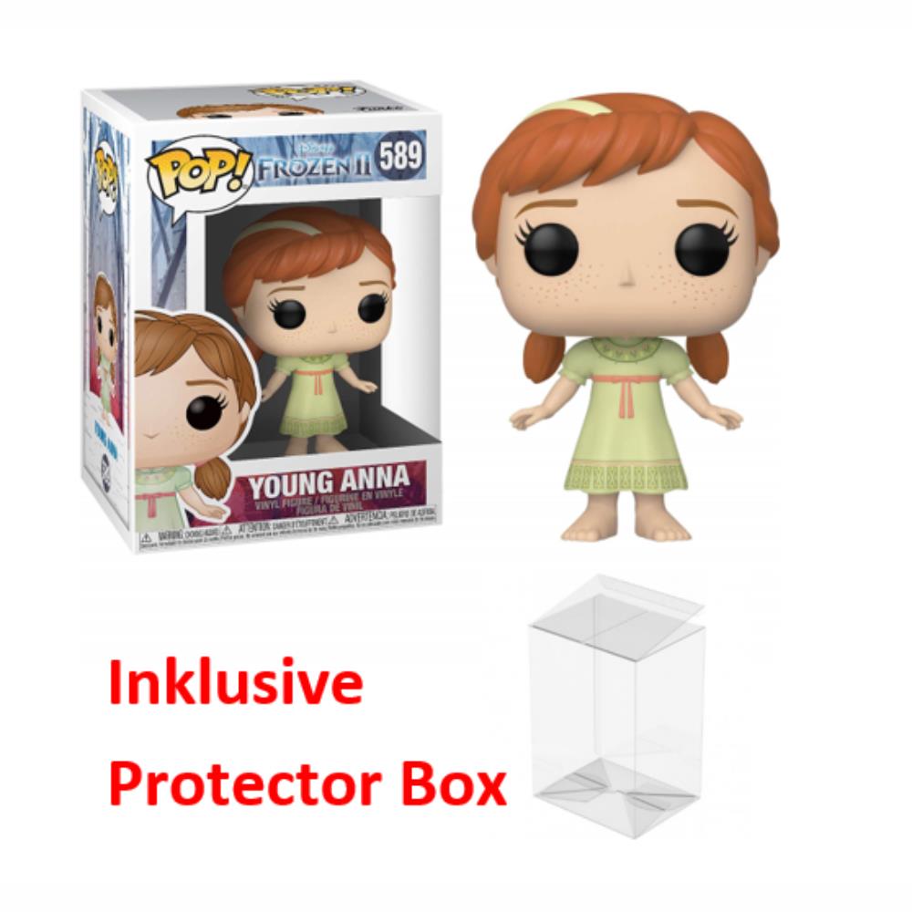 FUNKO POP Disney Frozen II #589 Young Anna Vinyl Figur sealed Protector Box