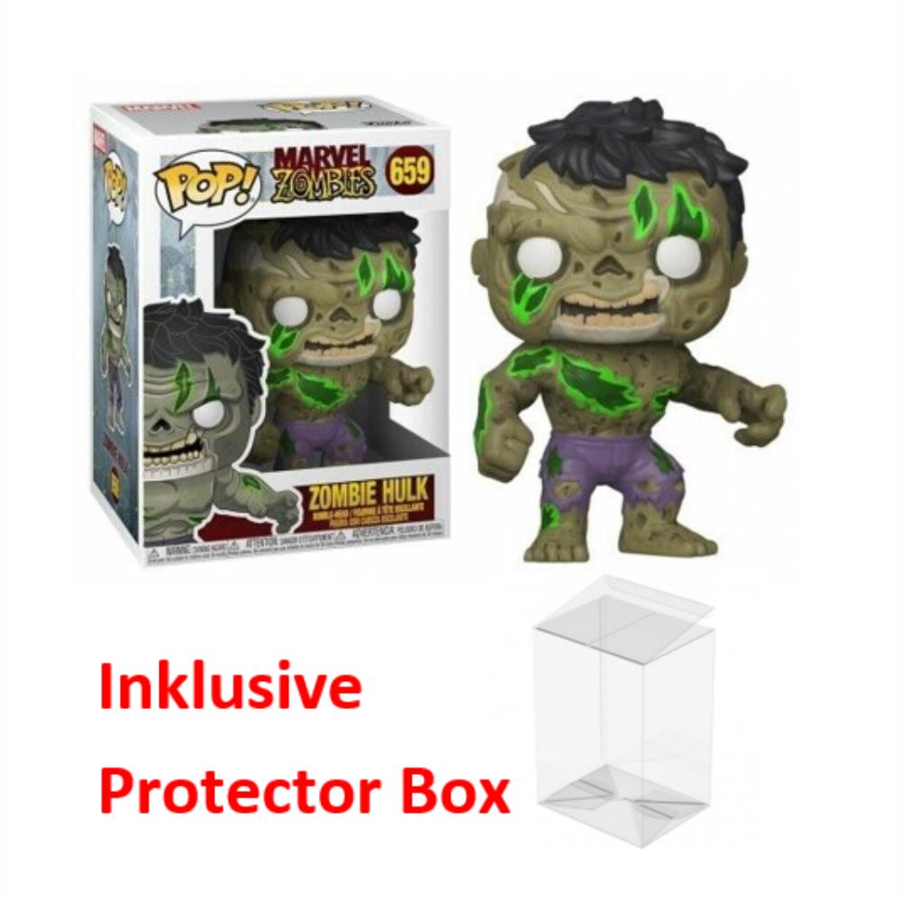 FUNKO POP Marvel Zombies #659 Zombie Hulk Vinyl Figur sealed Protector Box
