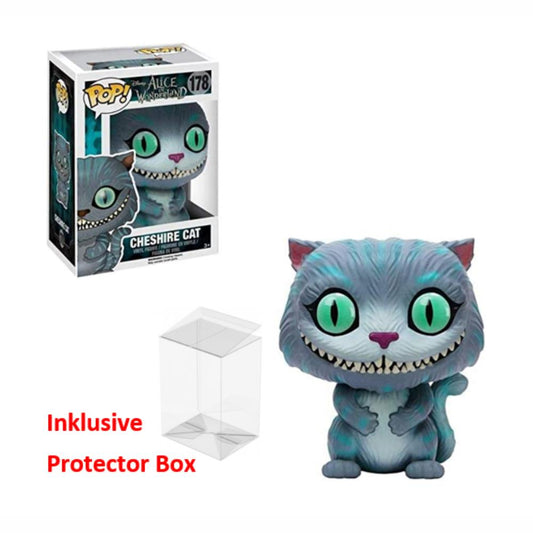 FUNKO POP Disney Alice in Wonderland #178 Cheshire Cat Figur sealed Protector Box