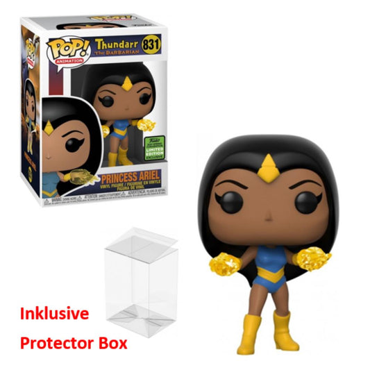 FUNKO POP Thundarr the Barbarian #831 Princess Ariel Figur sealed Protector Box