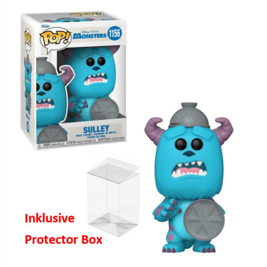FUNKO POP Disney Pixar Monster AG #1156 Sulley Vinyl Figur sealed Protector Box