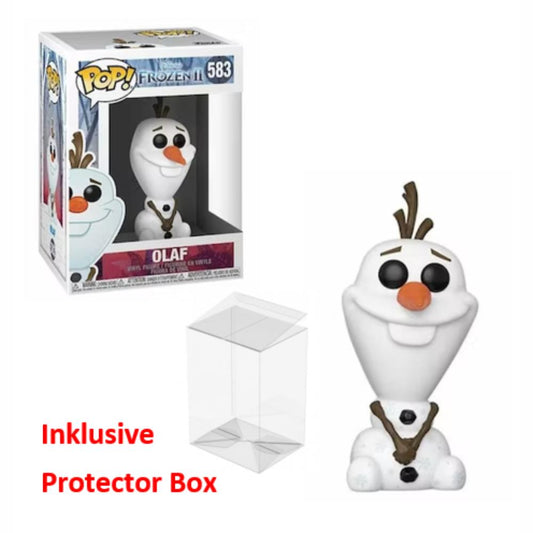 FUNKO POP Disney Frozen II #583 Olaf Vinyl Figur Protector Box