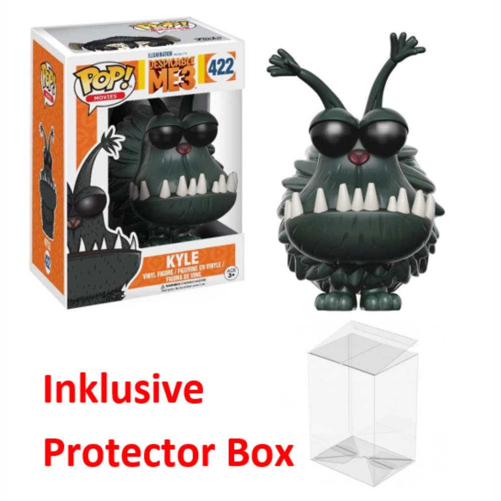 FUNKO POP Despicable Me 3 / Minions #422 Kyle Vinyl Figur sealed + Protector Box