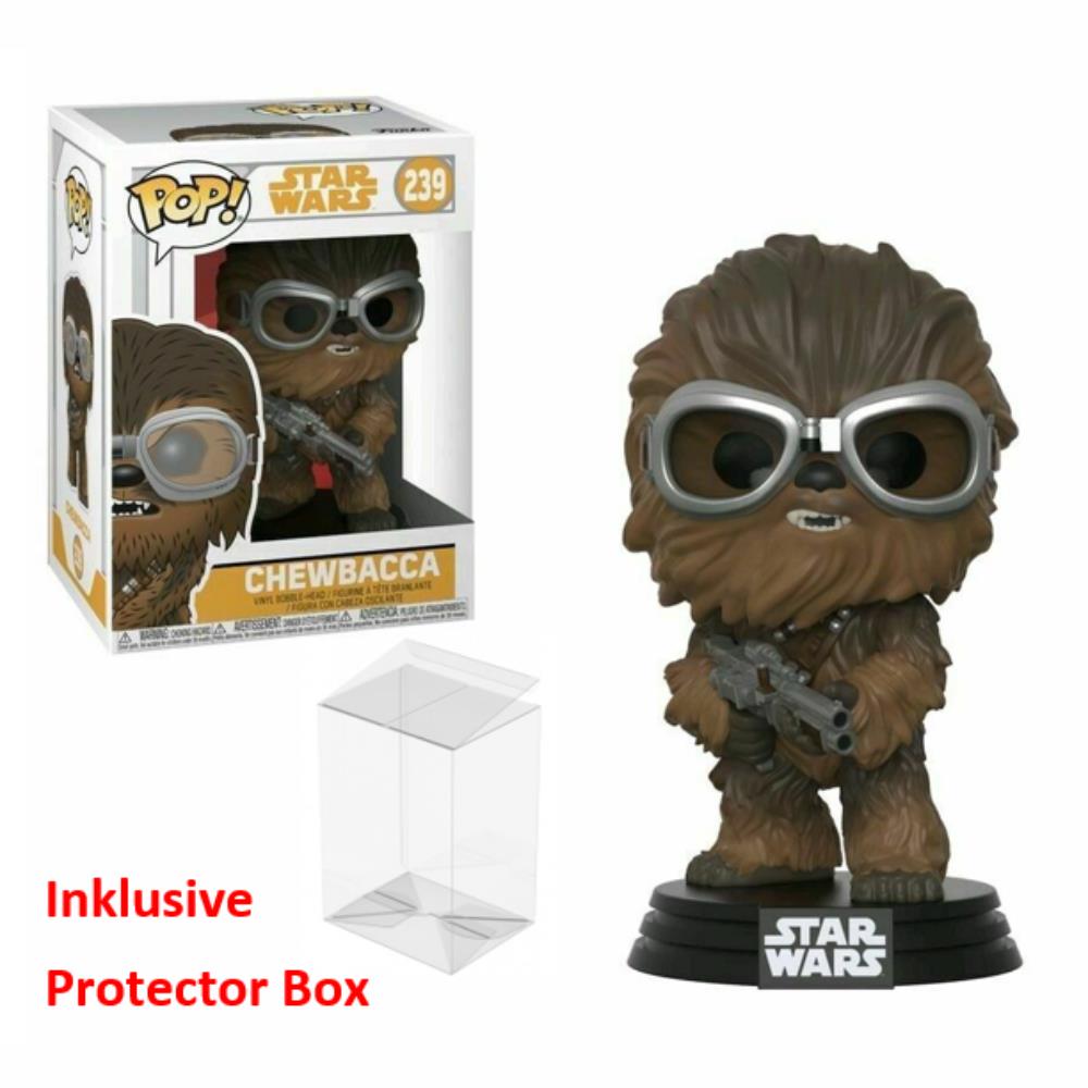 FUNKO POP Disney Star Wars #239 Chewbacca Bobble-Head sealed + Protector Box