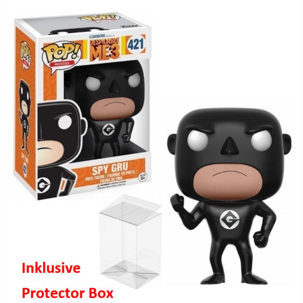 FUNKO POP Despicable Me 3 / Minions #421 Spy Gru Figur sealed + Protector Box