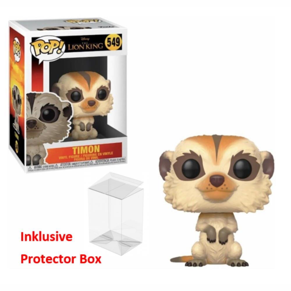 FUNKO POP Disney Lion King/König der Löwen #549 Timon Figur NEU + Protector Box