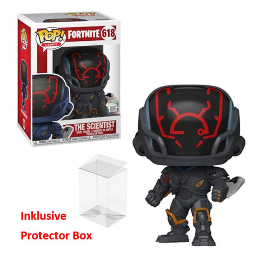 FUNKO POP Fortnite #618 The Scientist Vinyl Figur NEU sealed + Protector Box
