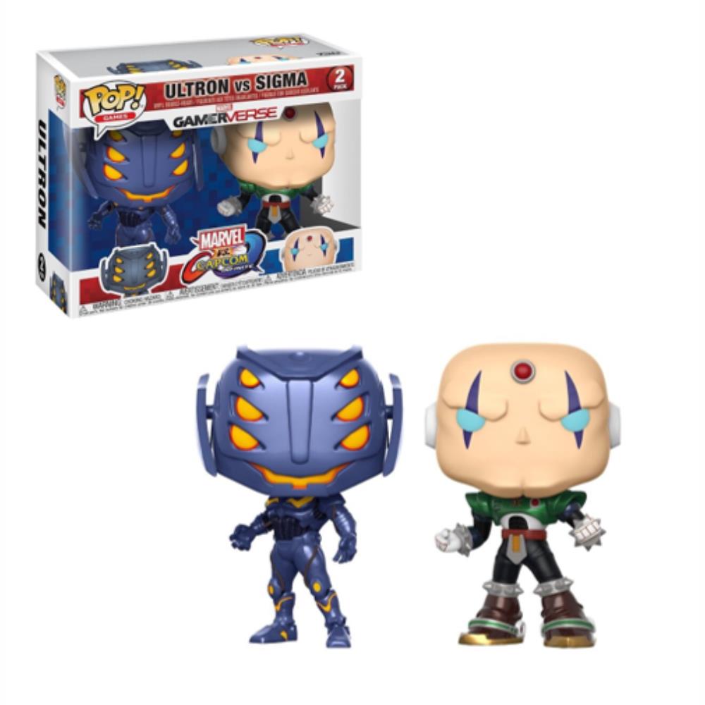 FUNKO POP Marvel vs. Capcom - Ultron vs. Sigma Bobble-Head Figuren NEU sealed