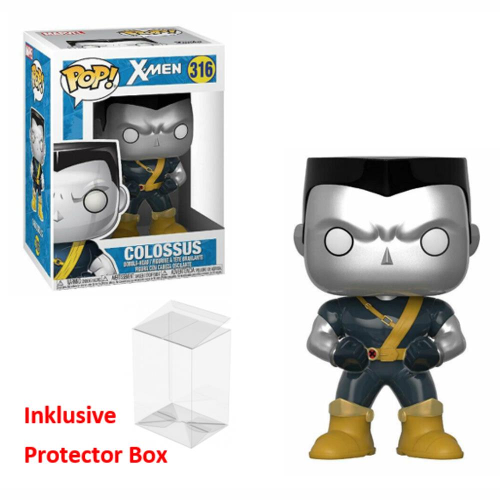 FUNKO POP Marvel X-Men #316 Colossus Bobble-Head Figur sealed + Protector Box
