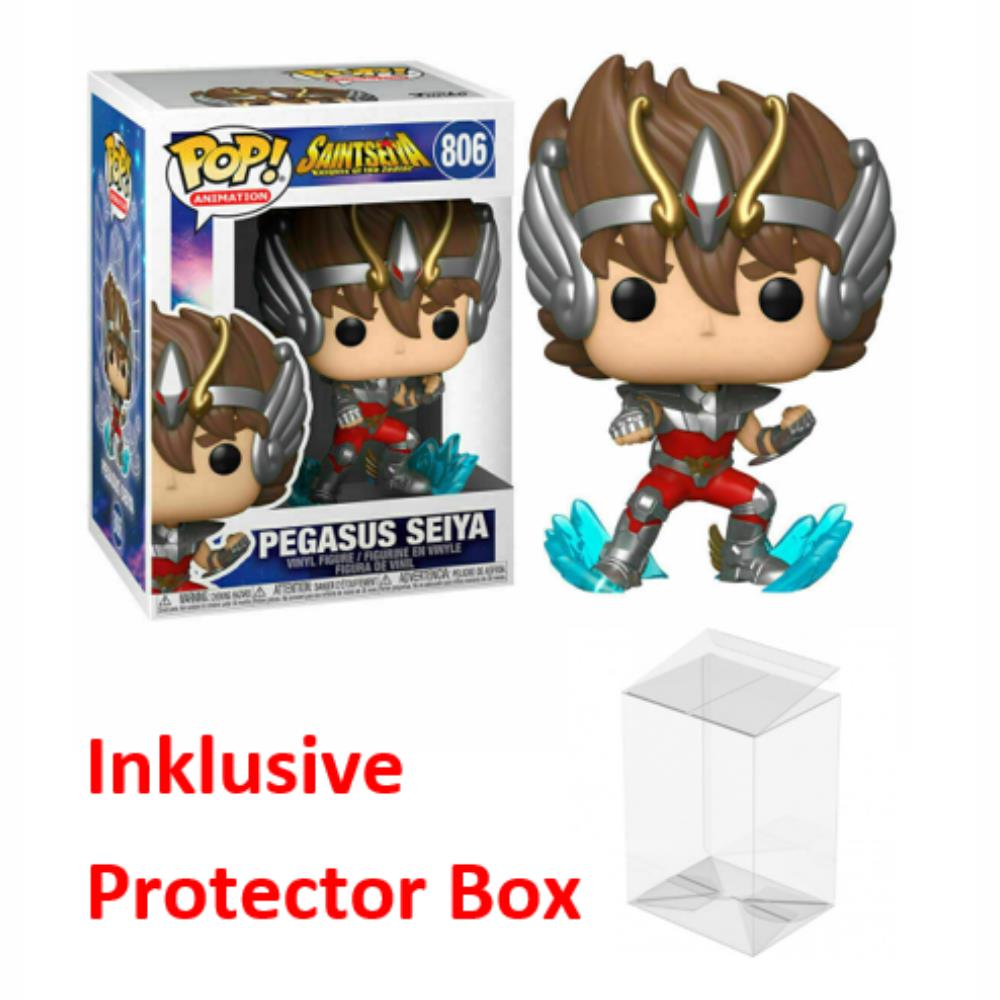 FUNKO POP Saint Seiya #806 Pegasus Seiya Vinyl Figur NEU sealed + Protector Box