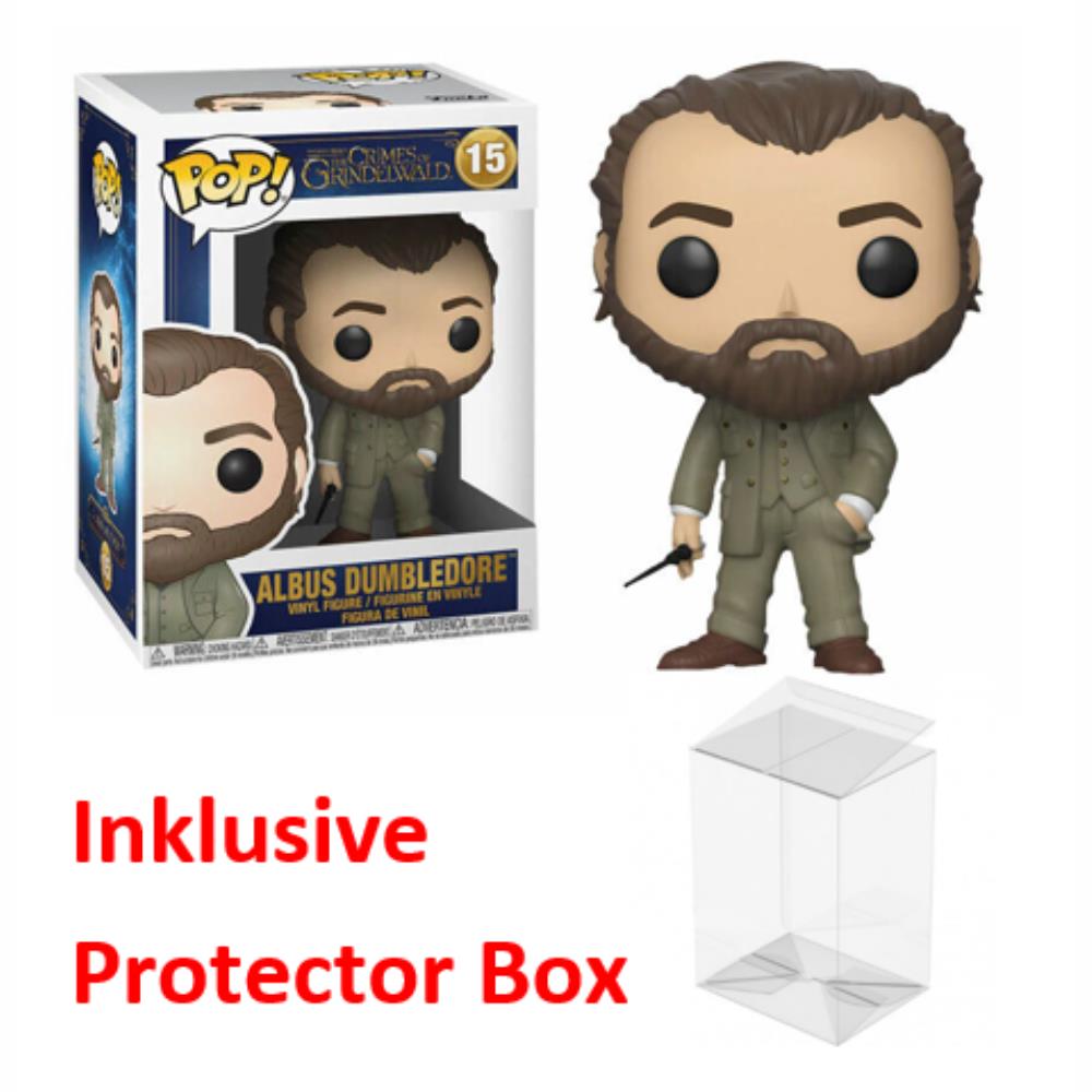 FUNKO POP Fantastic Beasts #15 Albus Dumbledore Figur sealed + Protector Box