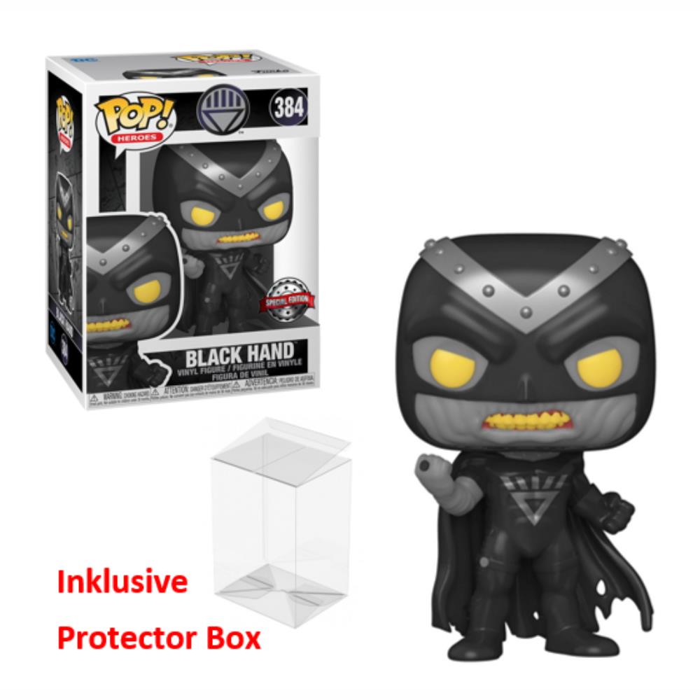 FUNKO POP DC Heroes #384 Black Hand Special Edition Figur sealed + Protector Box