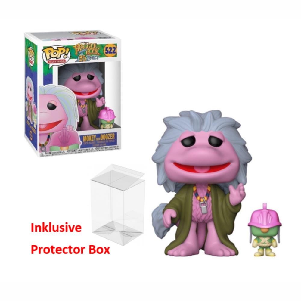FUNKO POP Fraggle Rock #522 Mokey w. Doozer Vinyl Figur sealed + Protector Box