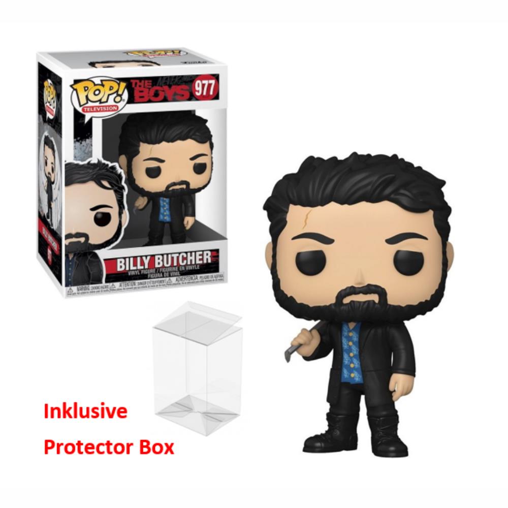 FUNKO POP The Boys #977 Billy Butcher Vinyl Figur NEU sealed + Protector Box