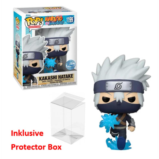 FUNKO POP Naruto #1199 Kakashi Hatake Special Figur NEU sealed + Protector Box
