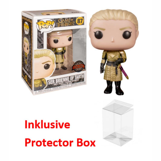 FUNKO POP Game of Thrones #87 Ser Brienne of Tarth Special sealed + Protector Box
